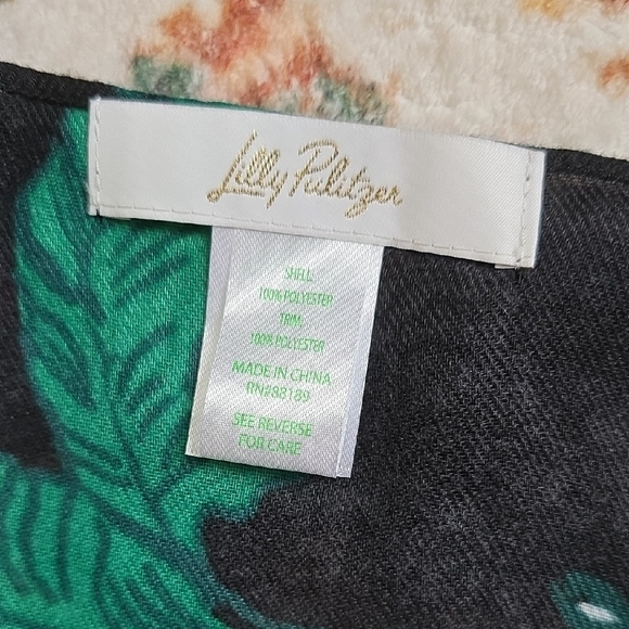 Lilly Pulitzer Dancing In The Moonligjt Resort Scarf Jungle Print - Picture 2 of 5